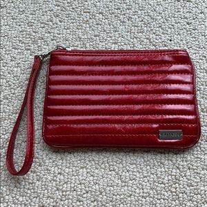 Express Red Sparkly Wristlet